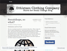Tablet Screenshot of ethleteco.wordpress.com