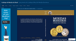 Desktop Screenshot of catalogomoedasbrasil.wordpress.com
