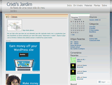 Tablet Screenshot of crixti.wordpress.com