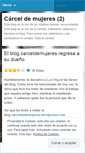 Mobile Screenshot of carceldemujeres2.wordpress.com