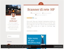 Tablet Screenshot of linuxdifficile.wordpress.com
