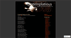 Desktop Screenshot of contemplatious.wordpress.com