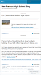 Mobile Screenshot of newfhsblog.wordpress.com