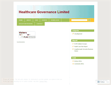 Tablet Screenshot of healthcaregovernance.wordpress.com