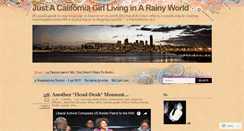 Desktop Screenshot of caligirlrainyworld.wordpress.com