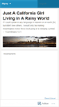 Mobile Screenshot of caligirlrainyworld.wordpress.com