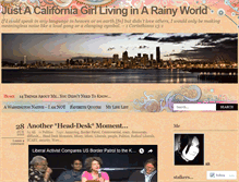 Tablet Screenshot of caligirlrainyworld.wordpress.com