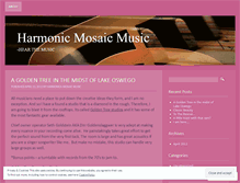 Tablet Screenshot of harmonicarayes.wordpress.com