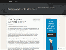 Tablet Screenshot of bishopafm.wordpress.com