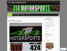 Tablet Screenshot of 414racing.wordpress.com