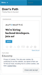 Mobile Screenshot of doerspath.wordpress.com