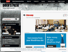 Tablet Screenshot of doerspath.wordpress.com