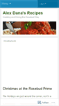 Mobile Screenshot of alexdanasrecipes.wordpress.com