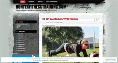 Desktop Screenshot of hunterfitnesstraining.wordpress.com