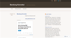 Desktop Screenshot of bandungkonveksi.wordpress.com