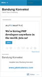 Mobile Screenshot of bandungkonveksi.wordpress.com