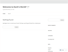 Tablet Screenshot of danhtran.wordpress.com