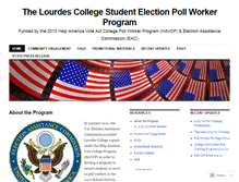 Tablet Screenshot of lourdesvotes.wordpress.com