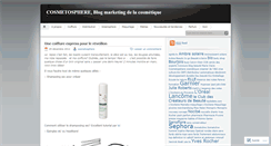 Desktop Screenshot of cosmetosphere.wordpress.com