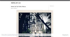 Desktop Screenshot of irenejayliu.wordpress.com