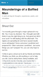 Mobile Screenshot of maunderingsofabaffledman.wordpress.com