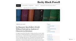 Desktop Screenshot of beckyblackpowell.wordpress.com