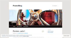 Desktop Screenshot of prestoblog.wordpress.com
