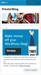 Mobile Screenshot of prestoblog.wordpress.com