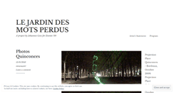 Desktop Screenshot of jardindesmots.wordpress.com