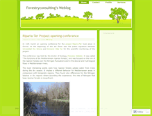 Tablet Screenshot of forestryconsulting.wordpress.com