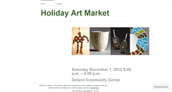 Desktop Screenshot of holidayartmarket.wordpress.com