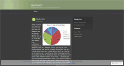 Desktop Screenshot of fratology.wordpress.com