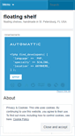 Mobile Screenshot of floatingshelf.wordpress.com
