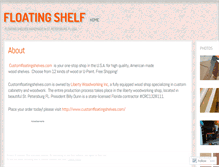 Tablet Screenshot of floatingshelf.wordpress.com