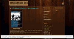 Desktop Screenshot of adabbasi.wordpress.com
