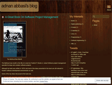 Tablet Screenshot of adabbasi.wordpress.com