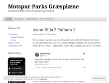 Tablet Screenshot of fulhamfootballclub.wordpress.com