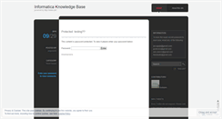 Desktop Screenshot of infakb.wordpress.com