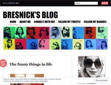 Tablet Screenshot of bresnick.wordpress.com