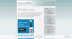 Desktop Screenshot of dearborn.wordpress.com