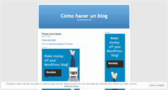 Desktop Screenshot of hacerunblog.wordpress.com