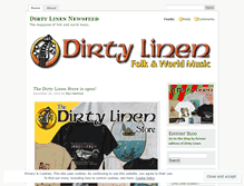 Tablet Screenshot of dirtylinen.wordpress.com