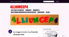 Desktop Screenshot of 4lliumcep4.wordpress.com