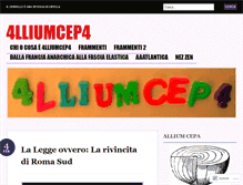 Tablet Screenshot of 4lliumcep4.wordpress.com