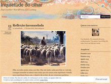 Tablet Screenshot of inquietudedoolhar.wordpress.com