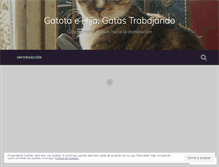 Tablet Screenshot of gatotas.wordpress.com