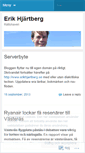 Mobile Screenshot of hjartberg.wordpress.com