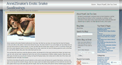 Desktop Screenshot of anne2snakie.wordpress.com