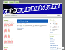 Tablet Screenshot of clubpenguinbattlecentral.wordpress.com