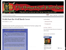 Tablet Screenshot of mythmaticalbattles.wordpress.com